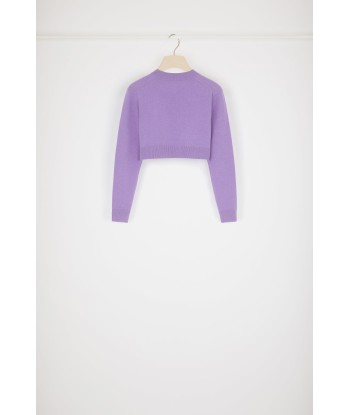 Cropped jumper in wool and cashmere commande en ligne