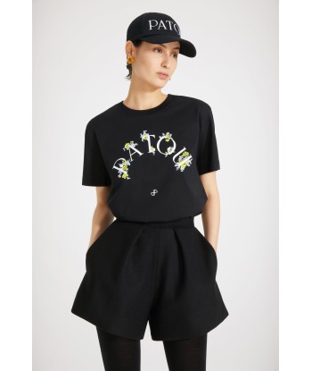 Floral Patou t-shirt in organic cotton plus qu'un jeu 