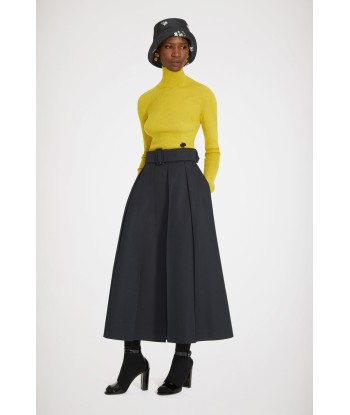 Pleated maxi skirt in organic cotton Venez acheter