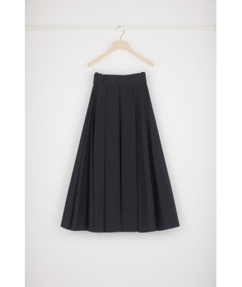 Pleated maxi skirt in organic cotton Venez acheter