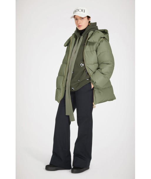 Puffer coat with detachable sleeves in recycled polyester livraison gratuite