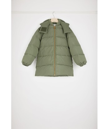 Puffer coat with detachable sleeves in recycled polyester livraison gratuite