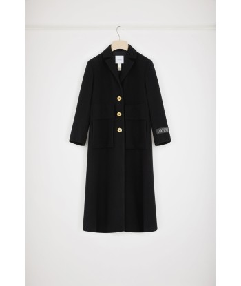 Maxi pocket coat in wool le concept de la Pate a emporter 