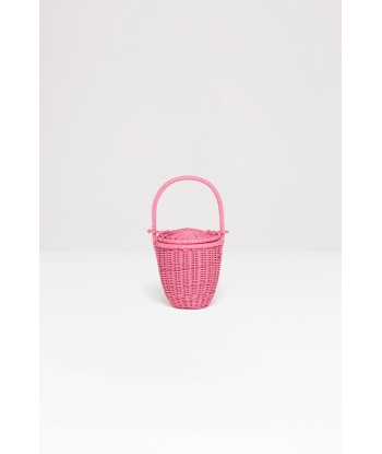 Wicker bucket bag en linge