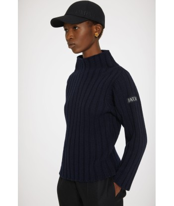 Wide rib knit jumper in wool and cashmere des créatures d'habitude