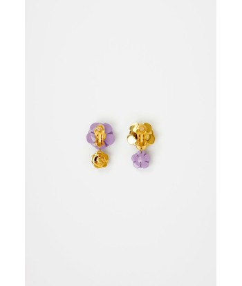 Double flower earrings prix