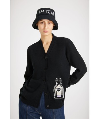 Fragrance wool cardigan ou a consommer sur place