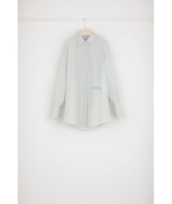 Mini shirt dress in organic cotton Jusqu'à 80% De Réduction