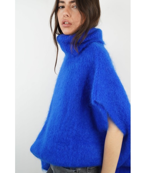 Pietra blue mohair sweater les muscles