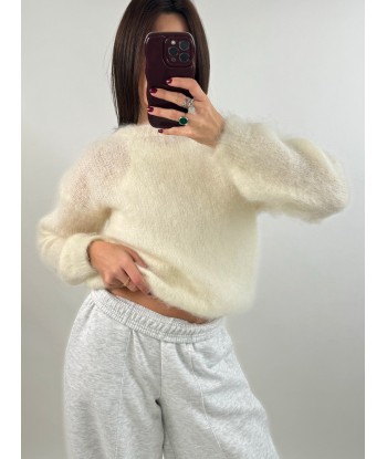 Tea mohair ecru sweater livraison gratuite